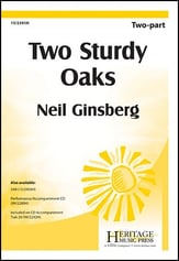 Two Sturdy Oaks Two-Part choral sheet music cover